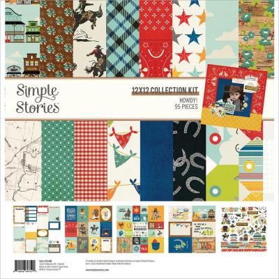 Simple Stories Howdy Designpapier - Collection Kit